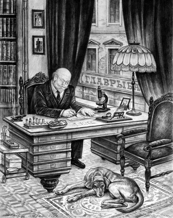 Illustrations for a book About World visible and invisible in literature of M. Bulgakov._3