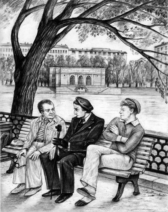 Illustrations for a book About World visible and invisible in literature of M. Bulgakov._4