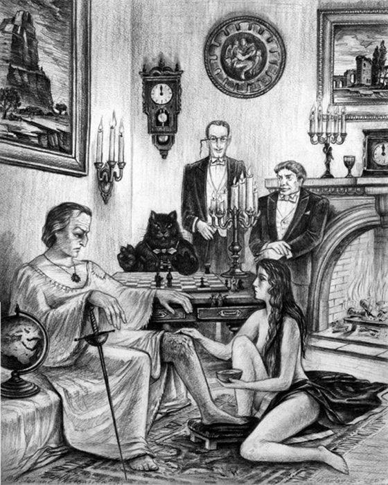 Illustrations for a book About World visible and invisible in literature of M. Bulgakov._5