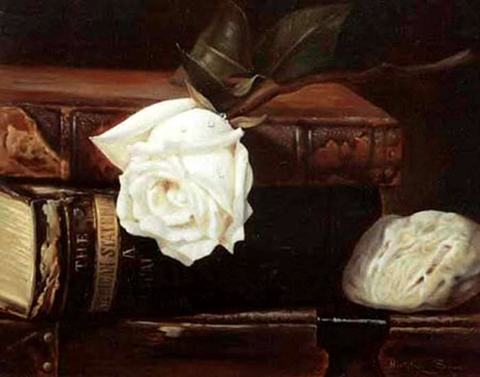 A_rose_and_a_rock._8x10_in.