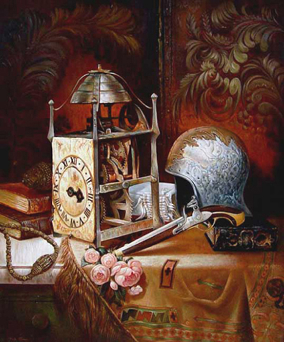 Still-life_with_a_russian_pistol._30x36_in.