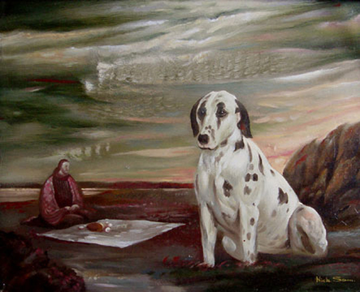 C.Supper_with_a_philosopher._16x20_in.